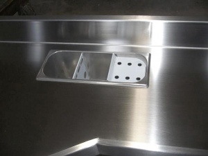 piani cucina inox